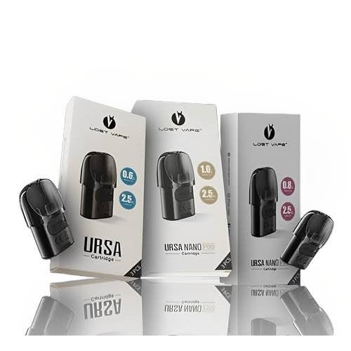 LOST VAPE URSA Nano 0.6 – Pack of 3 Cartridges Pod 2.5ml 9-13W INDIA – vape  india smoke
