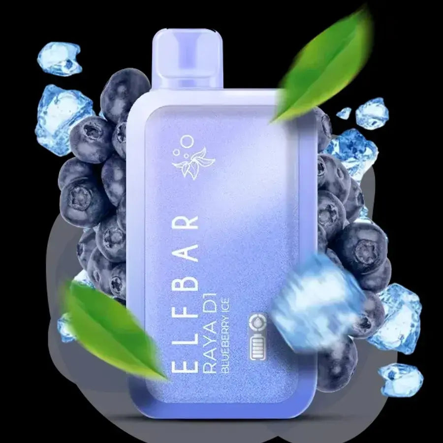 Elfbar Raya D1 Blueberry Ice vape india smoke Elfbar Raya D1 Blueberry Ice vape india smoke