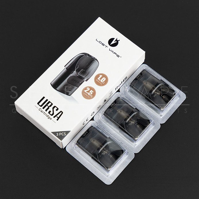 LOST VAPE URSA Nano 0.6 – Pack of 3 Cartridges Pod 2.5ml 9-13W INDIA – vape  india smoke