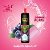 RANDM LEGEND 10K Puffs Blueberry Bubble Gum Disposable Vape - INDIA