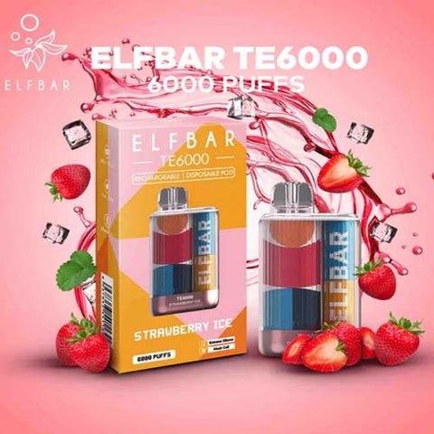 ELF BAR TE6000| juice peach 🍑 India