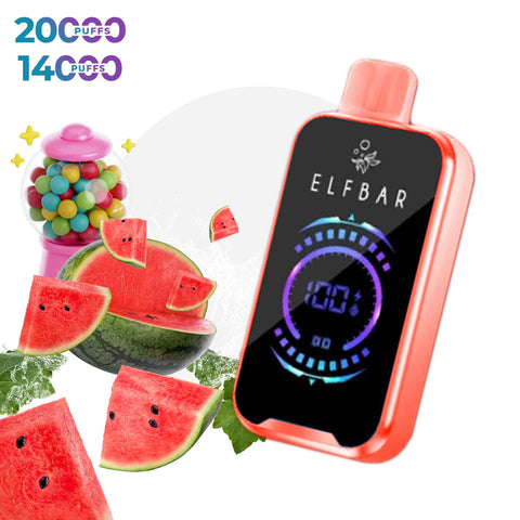 ELF BAR RAYA D2 20000 PUFF WATERMELON BUBBLE GUM | VAPE INDIA SMOKE