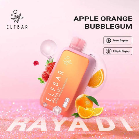 ELF BAR RAYA D1 – Apple Orange Bubblegum 13000 PUFF