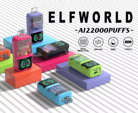 ELF WORLD Ai 22000 Puffs Vape