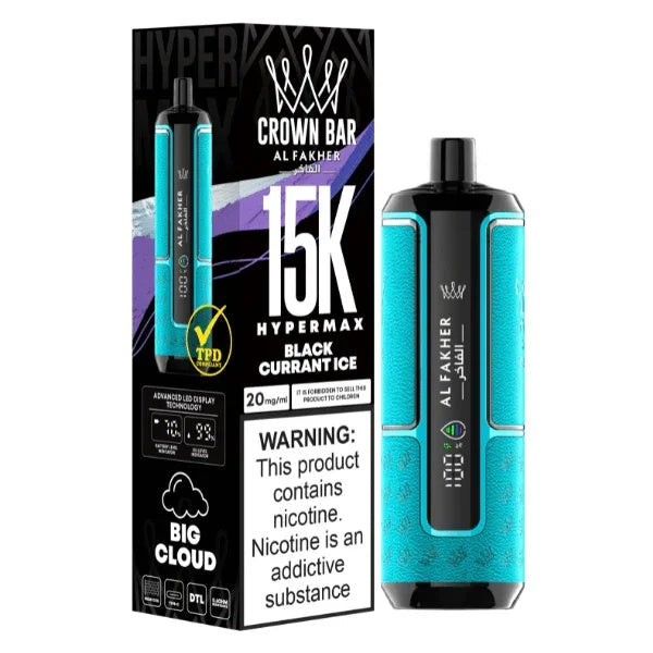 Al Fakher Crown Bar Hypermax 15K Disposable Vape vape india smoke Al Fakher Crown Bar Hypermax 15K Disposable Vape vape india smoke