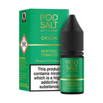 POD SALT Menthol Tobacco – Nicotine Salt Best price 2025