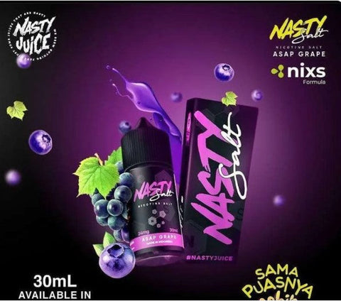 Nasty Juice Asap Grape Salt Nic  INDIA